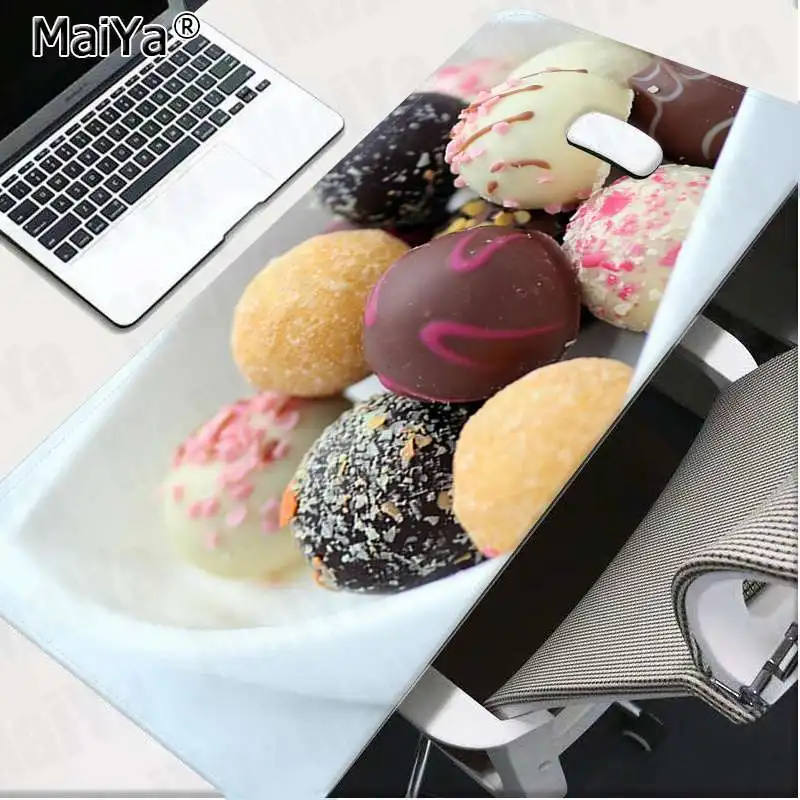 Lock Edge 40X90cm Коврики для Maiya, милый коврик с изображением шоколада wonka Keyboard, резиновый игровой коврик для мыши, Настольный коврик,, большой коврик для мыши, коврик для клавиатуры - Цвет: Lock Edge 40X90cm