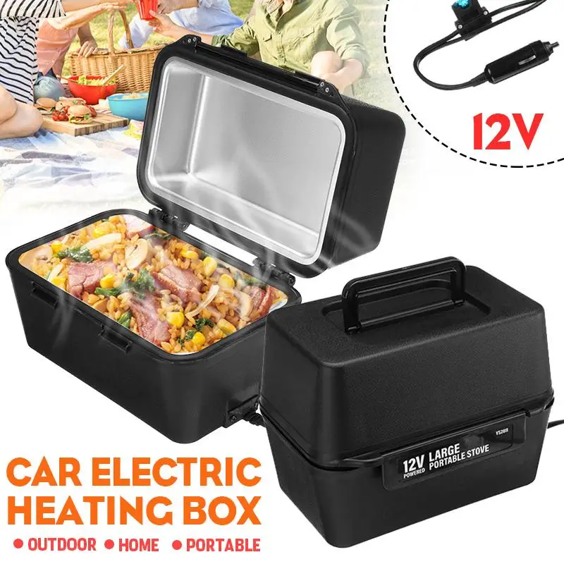 Portable 24V Lunch Box Stove Food Warmer Electric Microwave Oven For Car Truck 