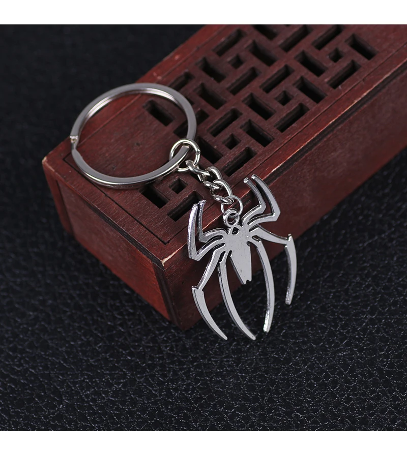 Modischer Neuer Legierungs-Schlüsselanhänger Herren Metallkette Halloween Retro-Stil Spinne Damen Geburtstag Schmuck Geschenk Anhänger 2026 – Detail 4