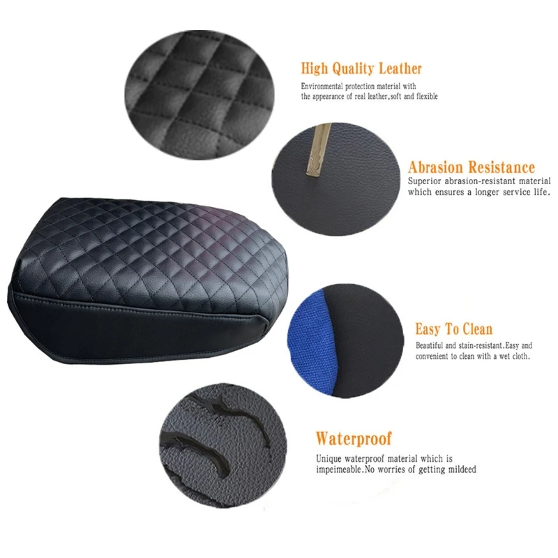 

Auto Center Console Cover Pad Waterproof Armrest for Seat Box Cushion Pads for F150 2015-2020