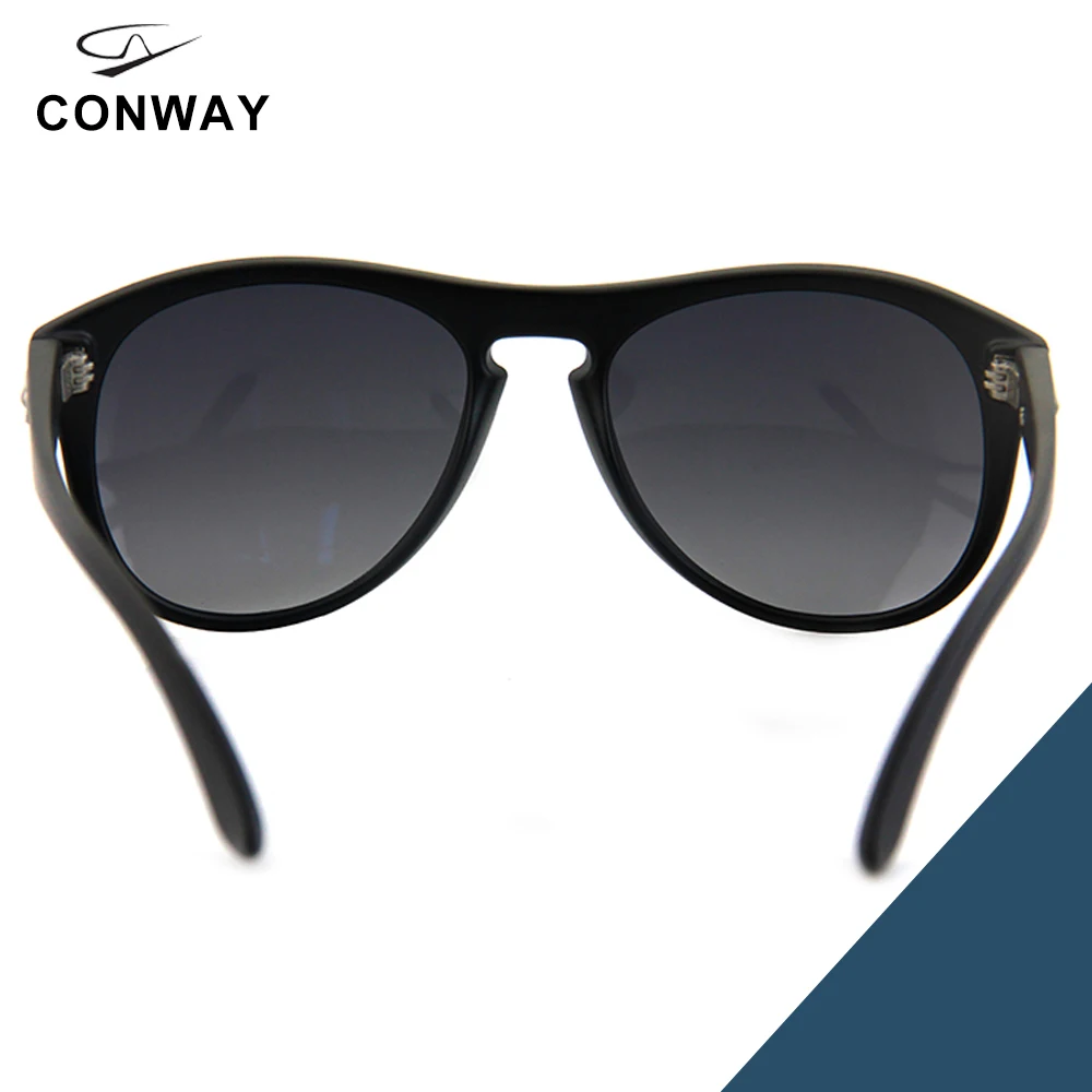 Легкие солнцезащитные очки CONWAY TR90 для мужчин и женщин, негабаритные солнцезащитные очки, очки для вождения, поляризационные,, Ультрафиолетовый блок, европейский стиль