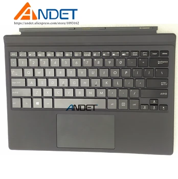 شراء12.6 بوصة اللوحي الجديد ل ASUS Linghuan 3Pro T303U T303UA6200 I5-6200U الولايات المتحدة الإنجليزية لوحة المفاتيح النخيل الراحة قذيفة الإرساء