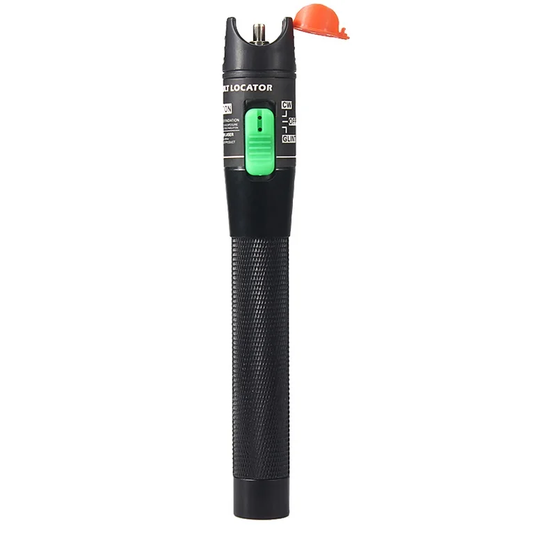 30MW FTTH Fiber Optic Tester Pen Type Red Laser Optical Fiber Light 10KM Visual Fault Locator Optical Cable Tester 5-30MW Range