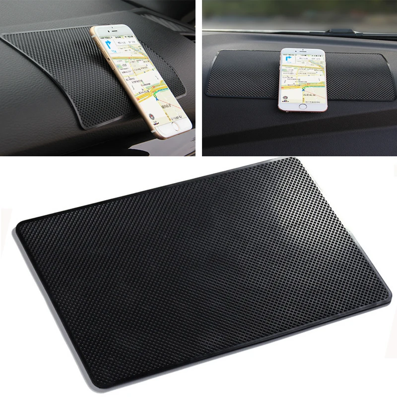 Car Non-Slip Mat Auto Silicone Interior Dashboard Phone Anti-Slip Storage  Mat Pads For Car Mobile Phone Mat