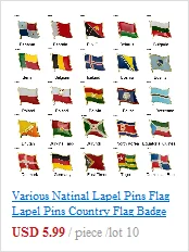 pride Flag Badge Flag Brooch National Flag Lapel Pin International Travel Pins Collections XY0349