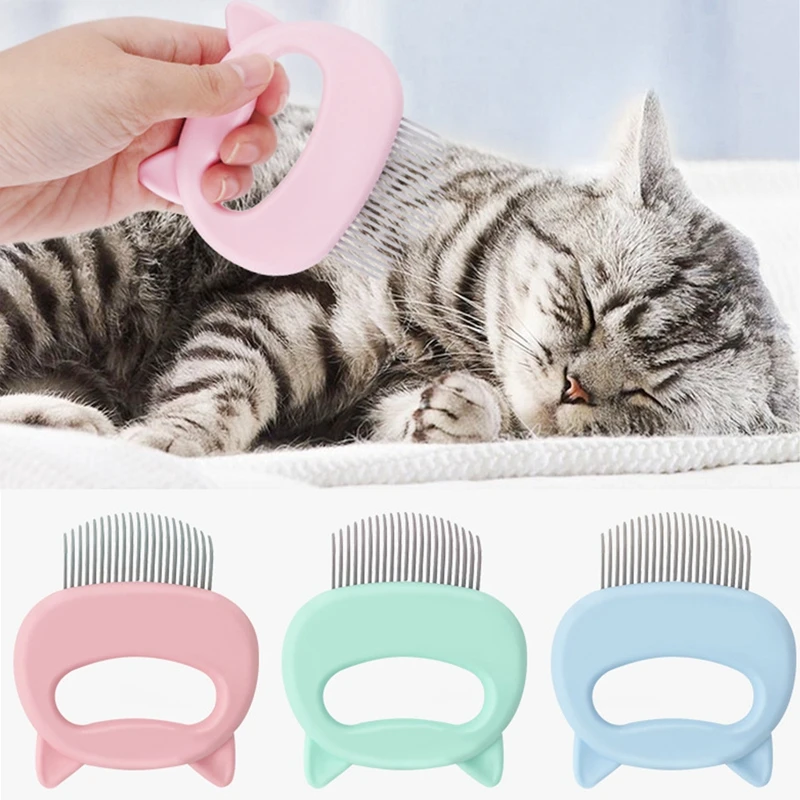 

Pet Cat Dog Massage Combs Grooming ABS Hair Brush Hair Removal Pet Shell Needle Comb Animal Cleaning Comb 1 Pcs Pet Supplies