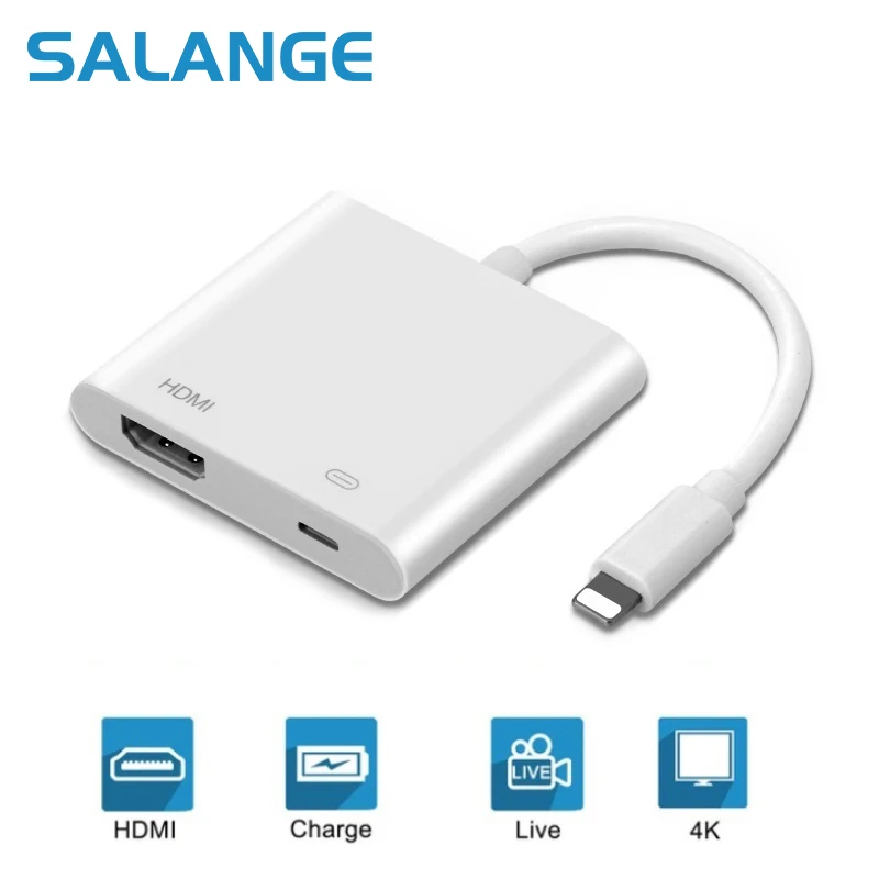 Lightning Digital AV adaptador de Cable para Apple iPad iPhone 5 5 5 6 6 7 8 X XS X переходник de Video de transferencia OTG compatible con HDMI