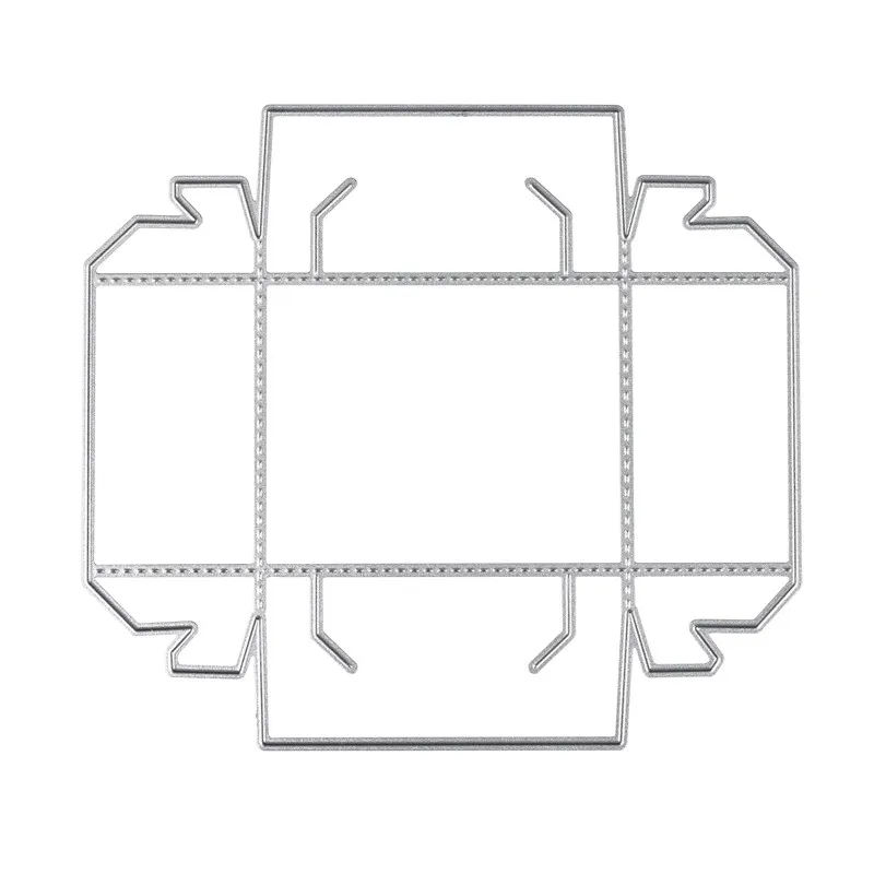 Naifumodo металлическая коробка для вырезания штампов для рукоделия скрапбукинга трафарет для высечки открыток Новинка