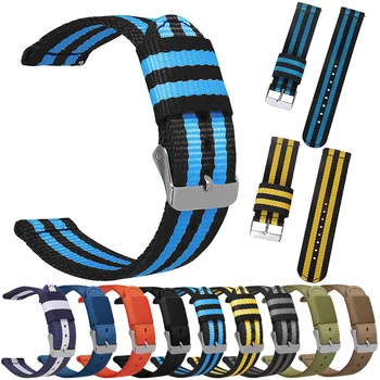 

18mm 20mm 22mm Watchband For Garmin Fenix6 pro Wirststrap Quick Release Nylon Universal Watch Band For Garmin Forerunner 245M