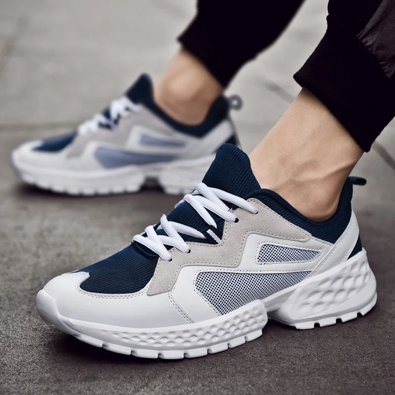 

Men Casual Shoes Fashion Trends Light Breathable Sneakers 2019 New Fashion Harajuku Outdoor High Quality Trend Casual Shoes Men