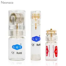 

Derma Roller Microneedle Tips 0.25mm Titanium Automatic Gold Derma Stamp Anti Aging Serum Injection Reusable Skin Care Tool