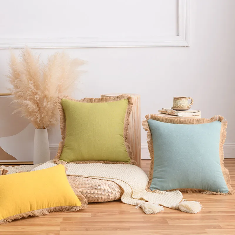 

1Pcs 30*50cm Linen Throw Pillow Cushion Cover Home Decoration 45*45cm Sofa Bed Pillowcover Decor Decorative Pillowcase 40805