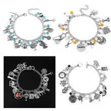 ТВ серия Outlander шотландский чертополох браслет для женщин Очаровательные Подвески модные украшения, браслеты ручная цепочка браслет