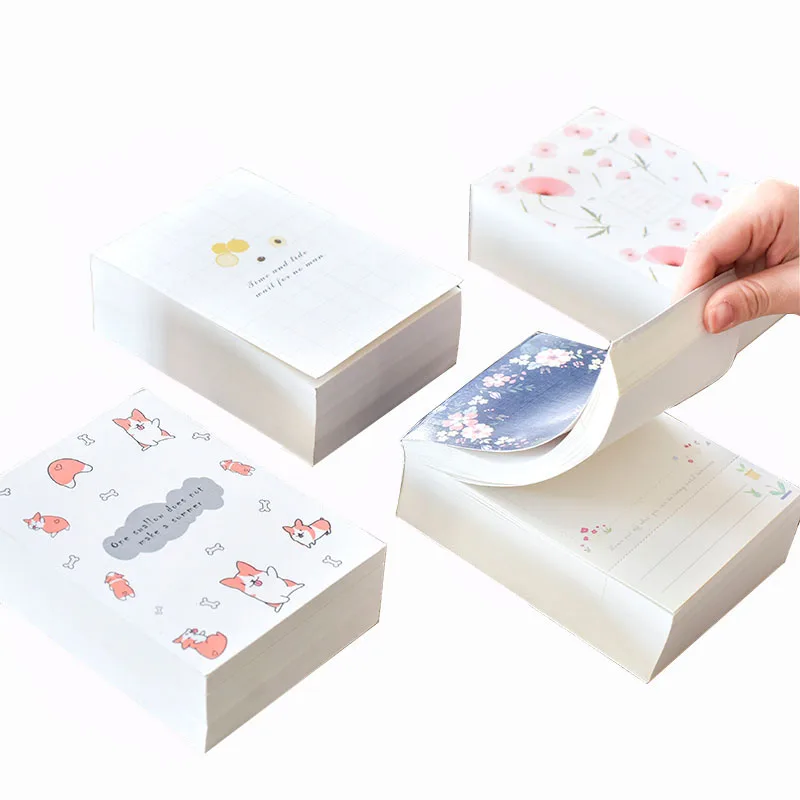 

Cute paper note thick tearable notepad book for students creative memo sheet school office supplies cartoon stationery for kids