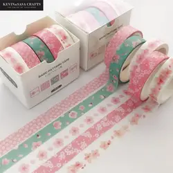 Ensemble de bandes Washi mignonnes, autocollants de masquage, fournitures scolaires, accessoires de bureau, papeterie Anime, matériel de Scrapbooking 