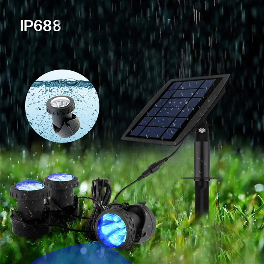 Lights & Lighting Outdoor Lighting Underwater Solar Light Waterproof