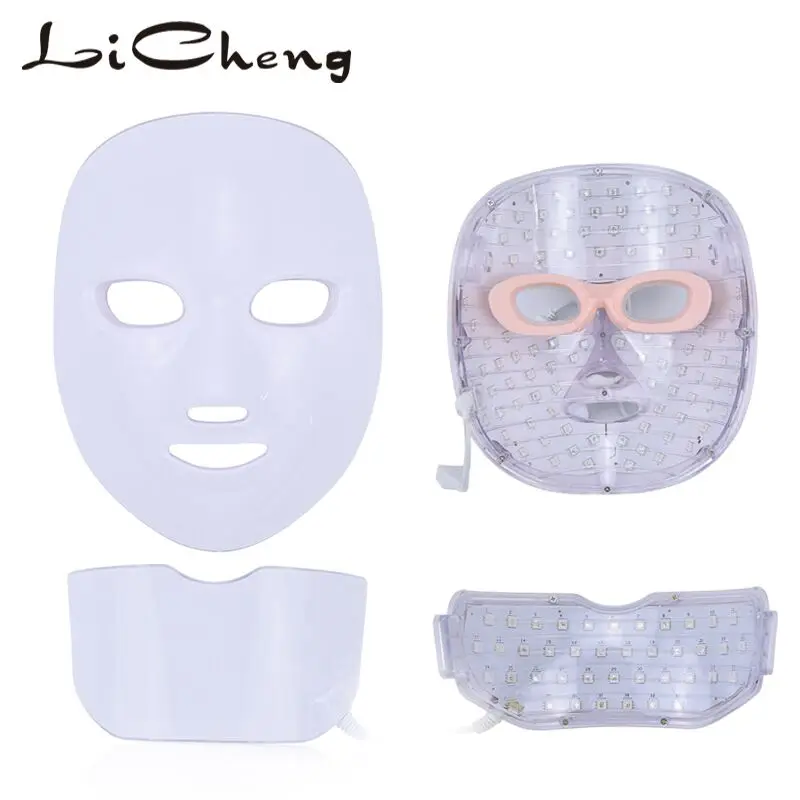 

NEWEST 7 Colors LED Facial Mask LED Photon Therapy Face Neck Mask Machine Light Rejuvenation For Skin Anti-Aging Beauty Tools