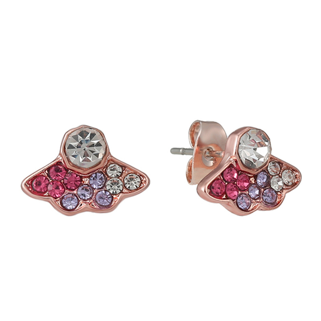 Offer 29 Styles  Infinity Stud Earring Clear CZ Fit Brand Earrings for Women Wedding Jewelry Dropshipping