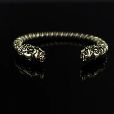 B33-1 Ручной работы винтажный норвежский викинг Якорь Шарм Braceletes индийские ювелирные браслеты браслет манжета для женщин мужчин модные аксессуары - Окраска металла: B33-1