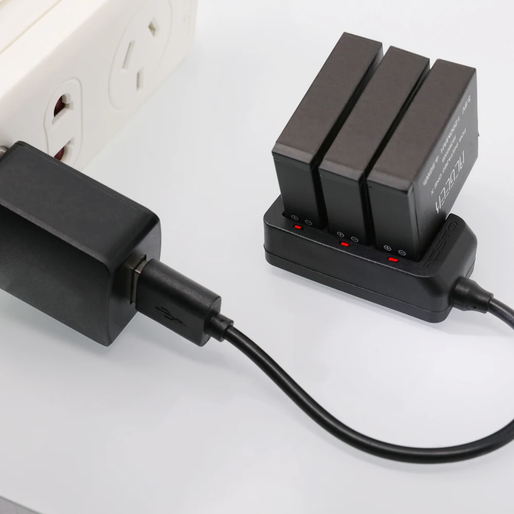 3 в 1 usb-порт для зарядки Insta360 ONE X устройство для быстрой зарядки аккумулятора зарядное устройство для камеры Insta 360 портативное зарядное устройство для трех аккумуляторов