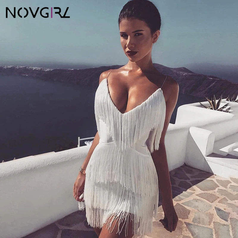 Novgirl сексуальное облегающее вечернее платье без рукавов на бретельках Женская