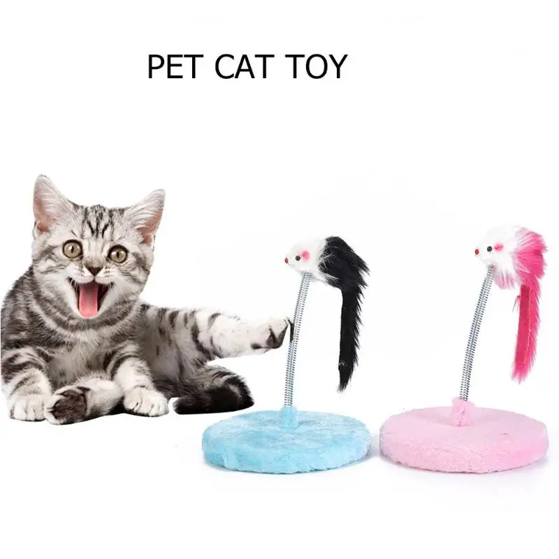 Игрушка для кошек, плюшевая Весенняя доска для кошек, ложная мышь, Забавный котенок, интерактивные игрушки, игра для ловли кошек, принадлежности