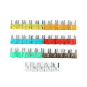 

120 PCS Mini Blade Fuses Auto Car Truck Assortment Fuse Kit 5A 7.5A 10A 15A 20A 25A 30A Auto Blade Fuse Car Accessories