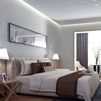 

3d Silk Textured Wallpaper Roll Vinyl Self Adhesive Peel and Stick Contact Paper for Bedroom Living Room Walls White Black Grey