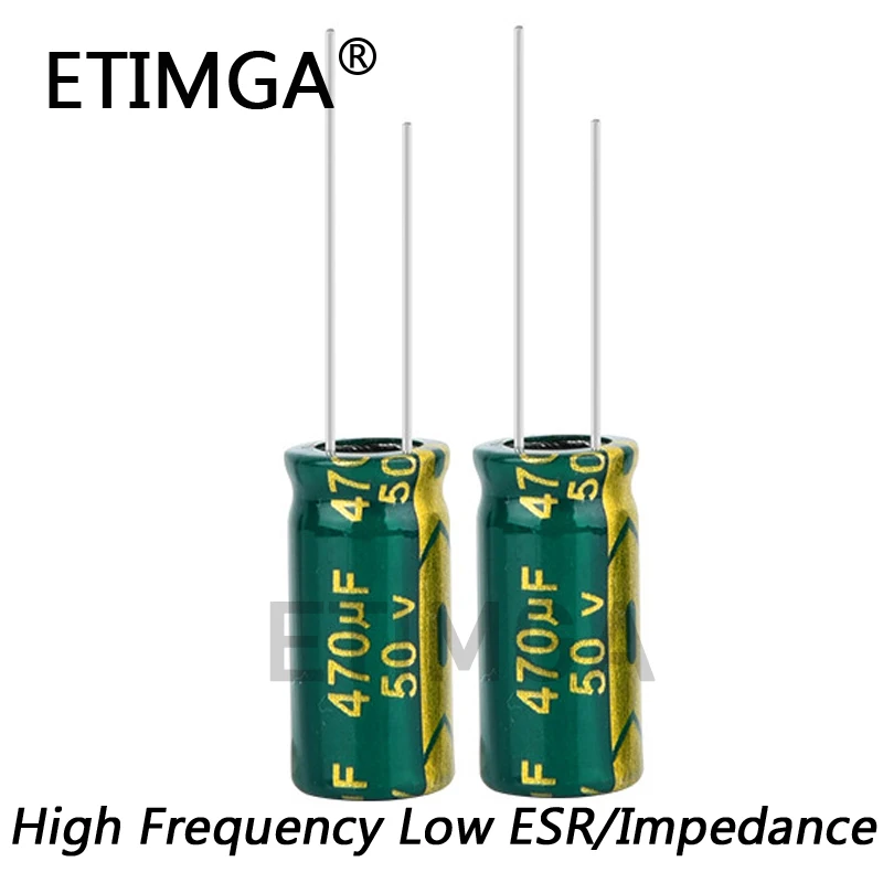 10PCS 4700uF 25V Electrolytic Capacitor Radial Low ESR Impedance High Frequency 