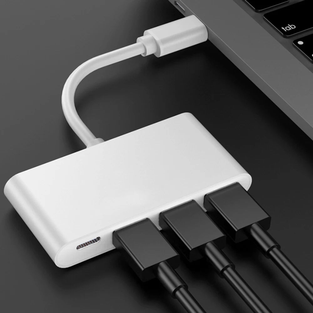 USB C концентратор 4 в 1 тип-c к USB 2,0 3,0 конвертер адаптер док-концентратор USB кабель для MacBookpro сплиттер 4 порта концентратор