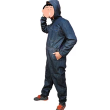 Мужская Рабочая одежда с длинным рукавом джинсовый комбинезон высокого качества износостойкий комбинезон ремонтник машина Авто Ремонт Рабочая форма