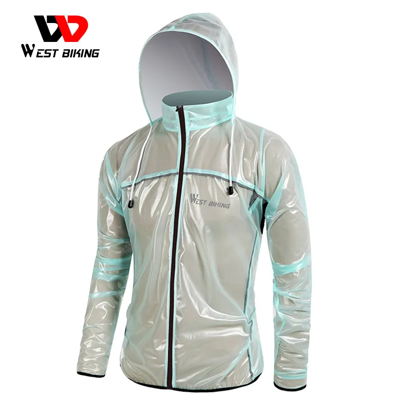 

WEST BIKING Cycling Raincoat Windproof Waterproof Jacket Climbing Windbreaker MTB Road Bike Bicycle Raincoat Cycling Jerseys