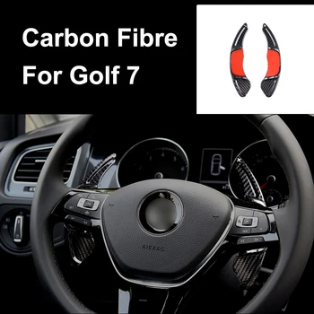 

Car Steering Wheel Shift Padd Stickers for Volkswagen VW GOLF 7 2015-2020 GTI R MK7 Scirocco Sagitar GLI Lamando GTS Accessories