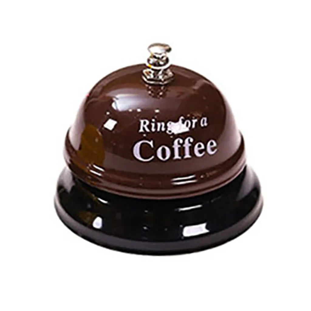 Рождественский счетчик для отеля стол колокольчик кольцо головоломка упражнения моделирование сцена Игрушка Прием Ресторан Кухня Бар обслуживание вызов RO - Цвет: Coffee