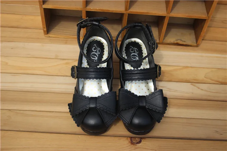 Очаровательная обувь в винтажном стиле Лолиты с бантом; обувь принцессы Мори для девочек на среднем каблуке с круглым носком; обувь для костюмированной вечеринки; JK; обувь в стиле Лолиты