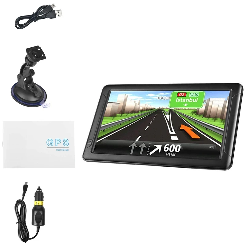 Gps-навигация для автомобиля-9 дюймов HD Автомобильный gps-навигатор Емкостный