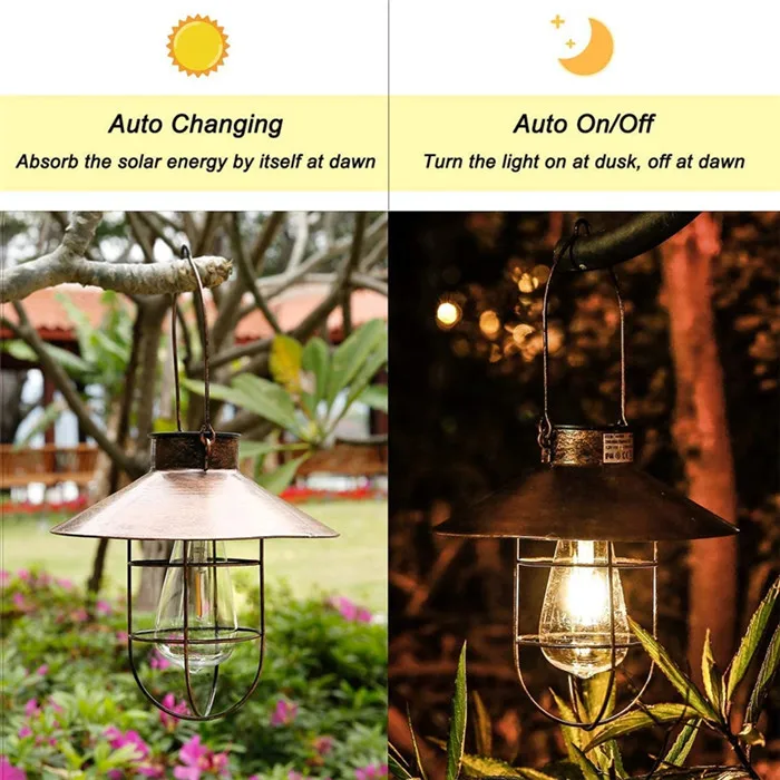 Hanging Solar Lantern Outdoor 6
