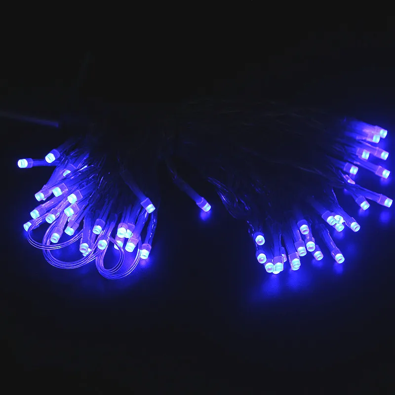 10 м 60 светодиоды светодиодный светильник гирлянда Дистанционное управление 8 изменение света USB питание Фея венок для рождественской