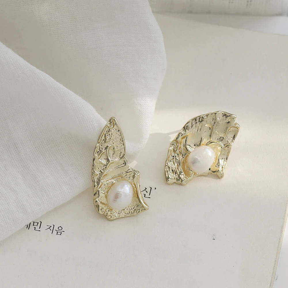 Retro Fashion Contracted Charm Women Asymmetric Geometry Shape Earrings High Stud for | Украшения и аксессуары