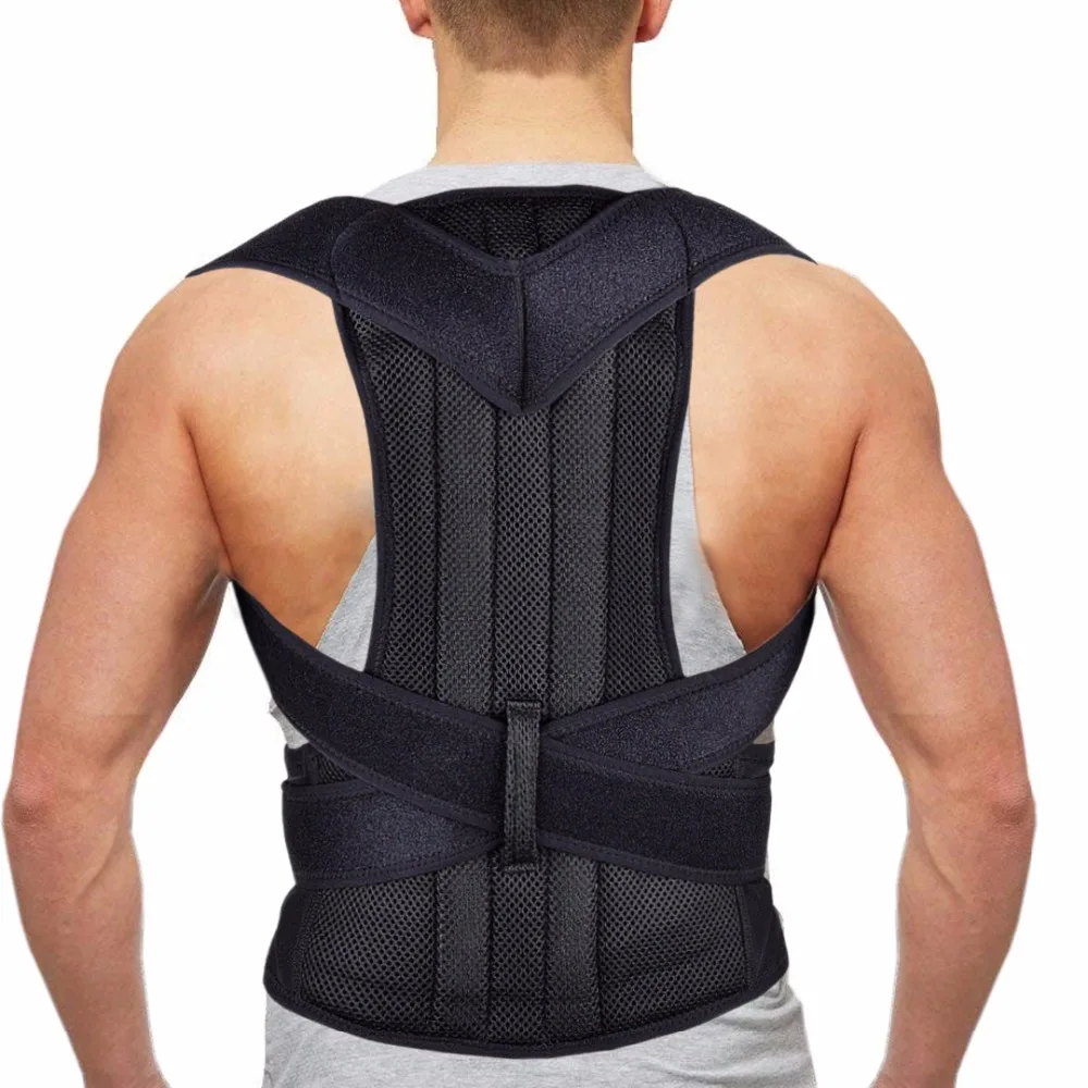 

Magnetic Shoulder Scoliosis Spine Back Brace Support Lumbar Strap Pain Relief Straightener Posture Correction Belt For Women Men