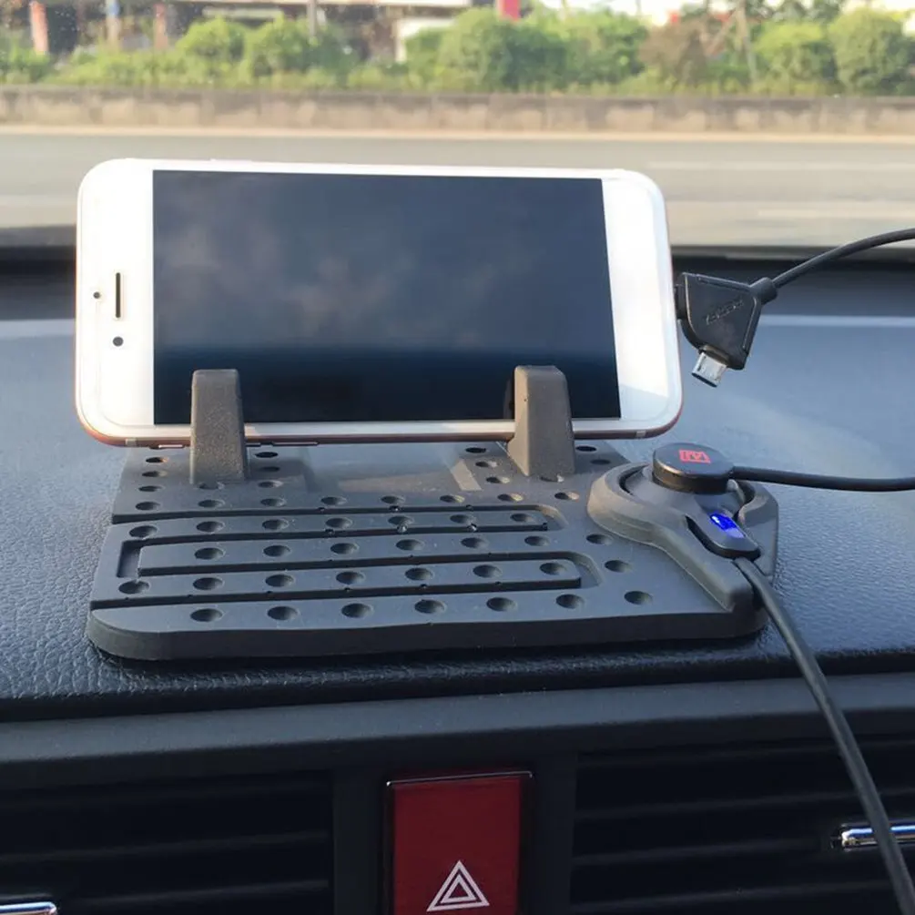 

Soft Silicone Holder For Mobile Phone Gps For Car Dashboard Non-Slip Mat Desk Stand For Iphone / Android