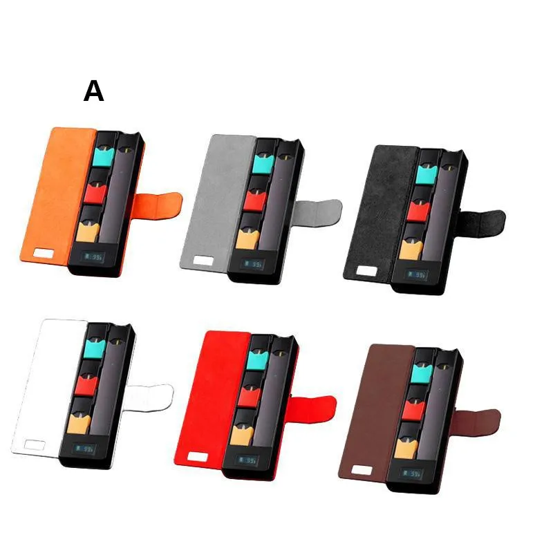 Цвет: желтый Зарядная коробка блок питания для Juul Vape Pods system Kit 1200 мАч с ЖК-дисплеем fit Juul V2 V3 Vapor Pods комплекты картриджа vape - Цвет: Цвет: желтый