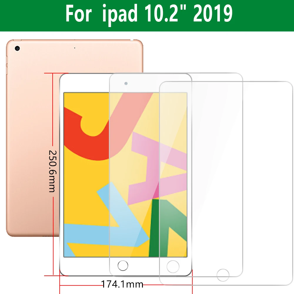 Закаленное стекло для ipad 9,7 Air 1 2 протектор экрана для ipad mini 5 4 защитная пленка для ipad 10,5 air3 ipad 10,2 Pro 7th - Цвет: IPAD102 GHM2