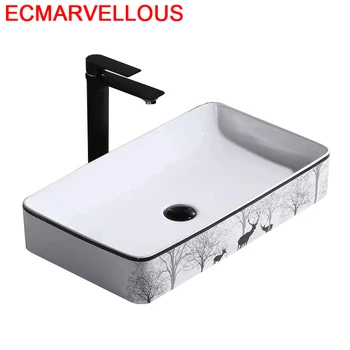 

Sobre Encimera Lavatory Wastafel Lavandino Bagno Lavabo Salle De Bain Bassin Wasbak Para Pia Basin Cuba Banheiro Bathroom Sink