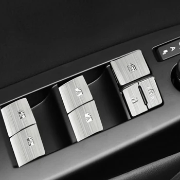 

For 15-20 Toyota New Highlander Window Glass Lift Switch Button Sticker Sequin Interior Change Decoration