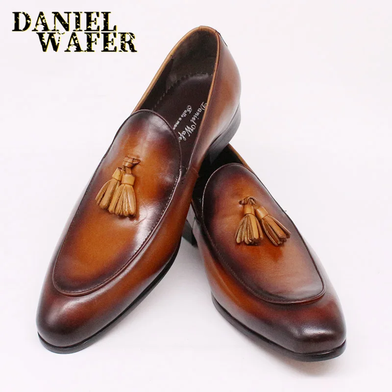 mens italian slip on shoes
