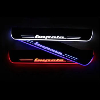 

AOGENIU LED Door Sill Streamed For CHEVROLET IMPALA 2013-2020 Scuff Plate Acrylic Door Sills Car Sticker Accessories