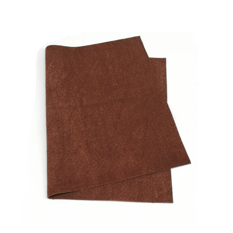 Red Brown 300X200X0,5 мм разноцветная обувь с подкладкой из спилка из натуральной свиной кожи, замшевая обувь, кожаный материал для кожевенного ремесла, Швейные аксессуары - Цвет: Red Brown