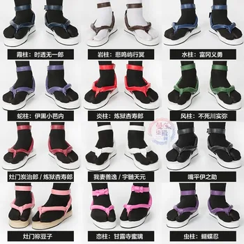 

HOT Anime Demon Slayer cosplay Kamado Tanjirou Kamado Nezuko Tomioka Giyuu Agatsuma Zenitsu All Member Kimono Uniforms Shoes