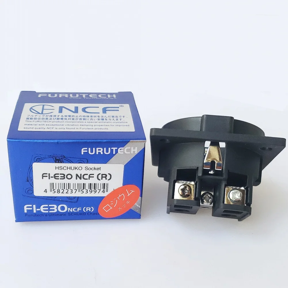 HiFi Schuko Furutech FI E30 NCF нано розетка с покрытием из чистой меди родиевая AC европейская